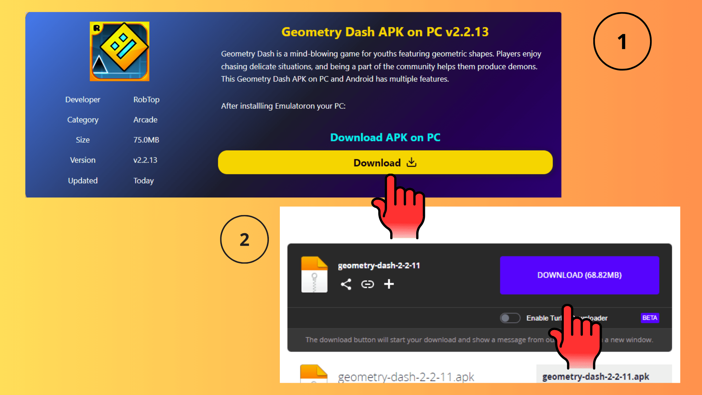 Geometry Dash APK On PC